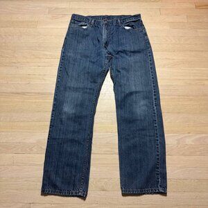 Levi's 505 Men's Vintage Dark Wash Regular Straight Jeans 36x31